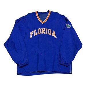FLORIDA GATORS REVERSIBLE NCAA COLLEGE Windbreaker Bomber Jacket Mens Large
